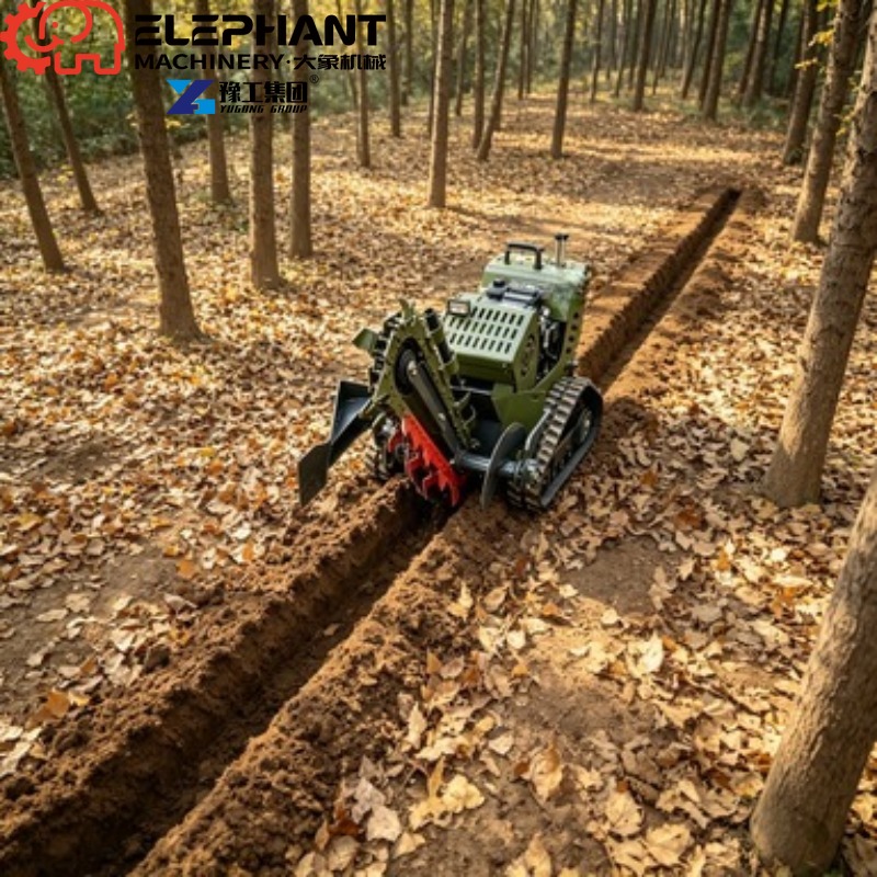 Farming Agriculture Project - Koparka rowkująca z napędem gąsienicowym, wytrzymała