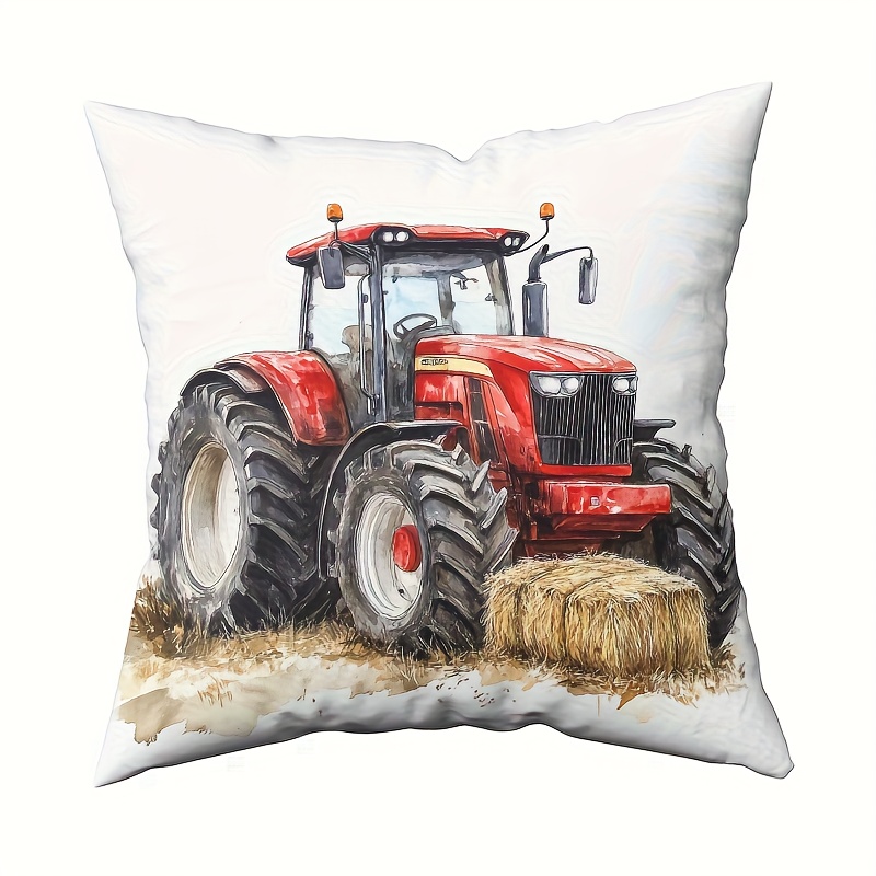 Rustykalna poszewka na poduszk – Agriculture Farming Cartoon recenzja i cena