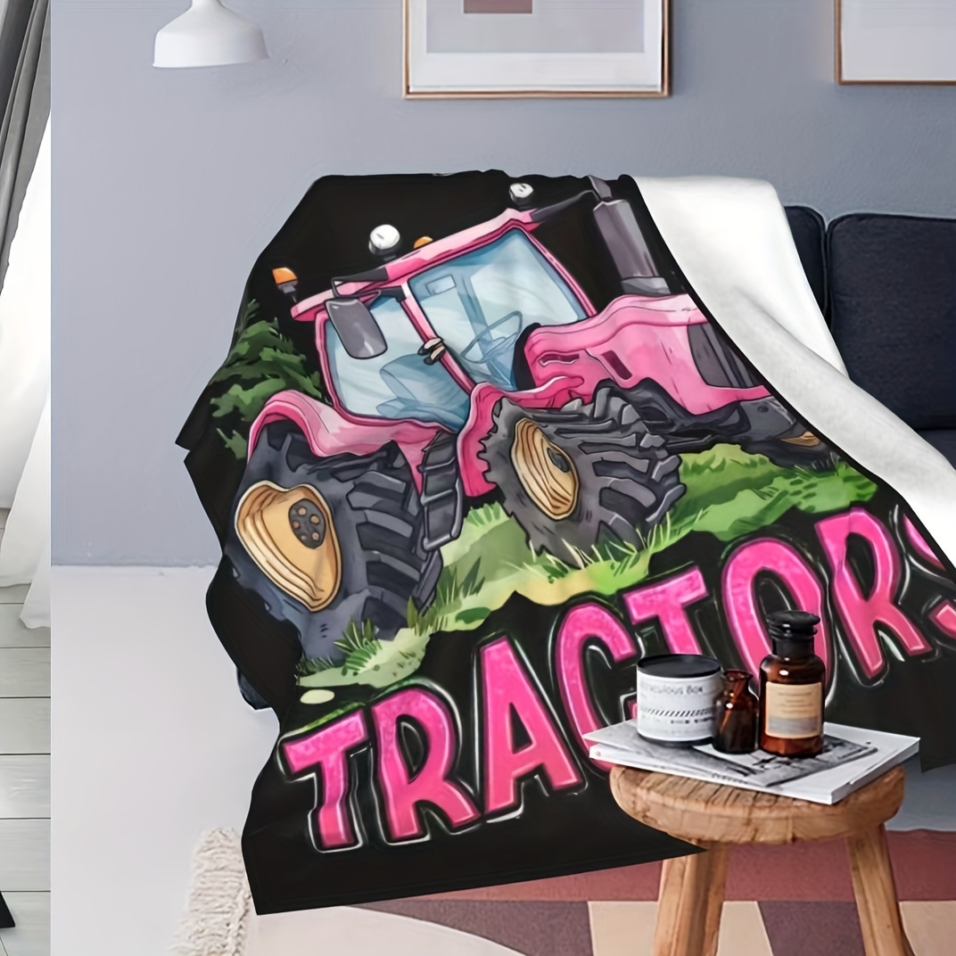 Super miękki koc z motywem tra – Agriculture Farming Cartoon recenzja i cena