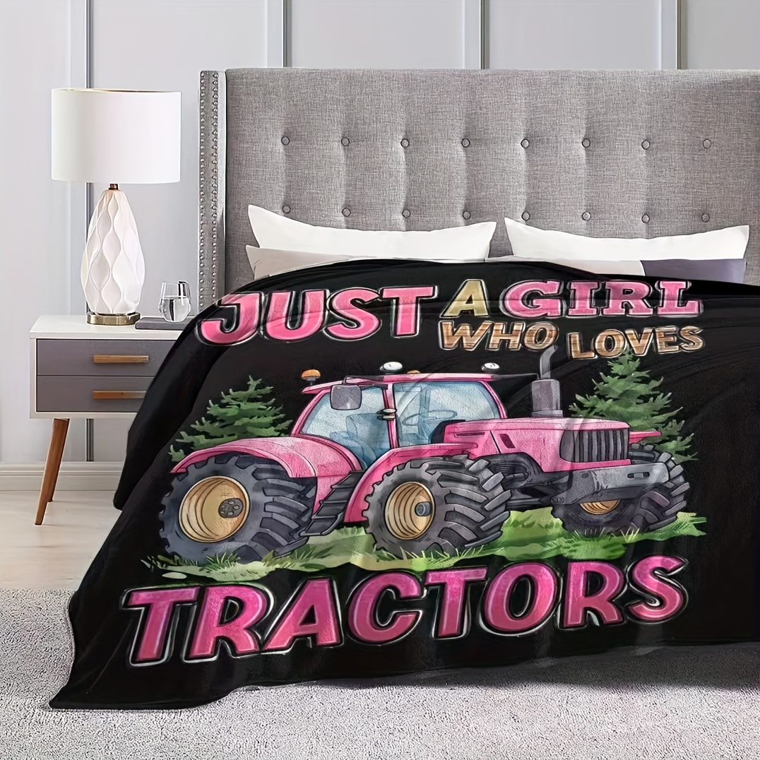 Super miękki koc z motywem tra – Agriculture Farming Cartoon recenzja i cena
