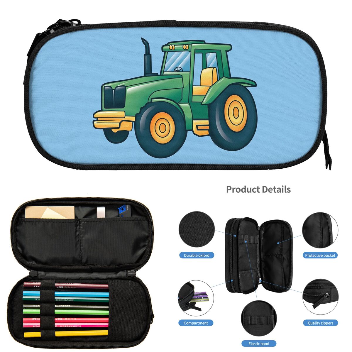 Piórniki dla uczniów z motywem – Agriculture Farming Cartoon recenzja i cena